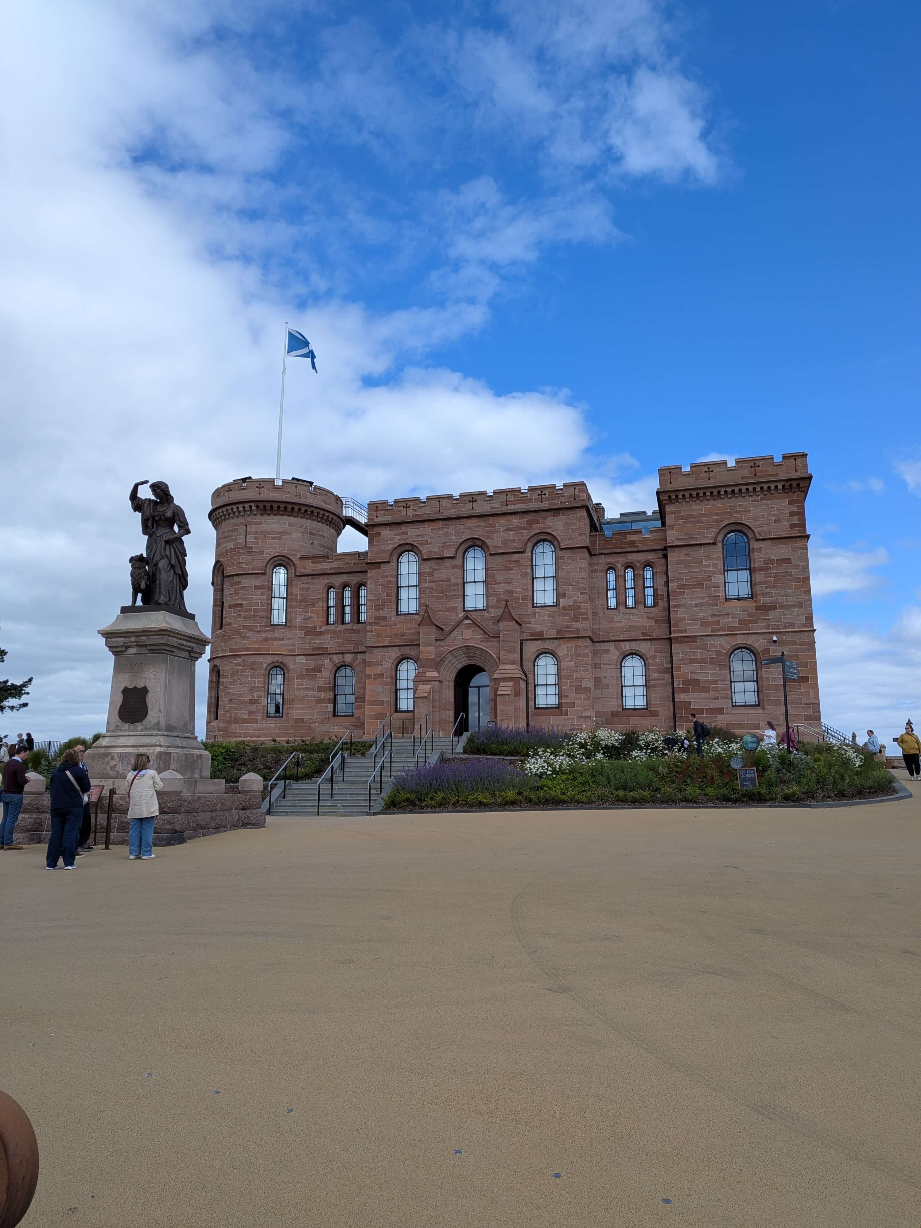 Inverness Castle perched above the city