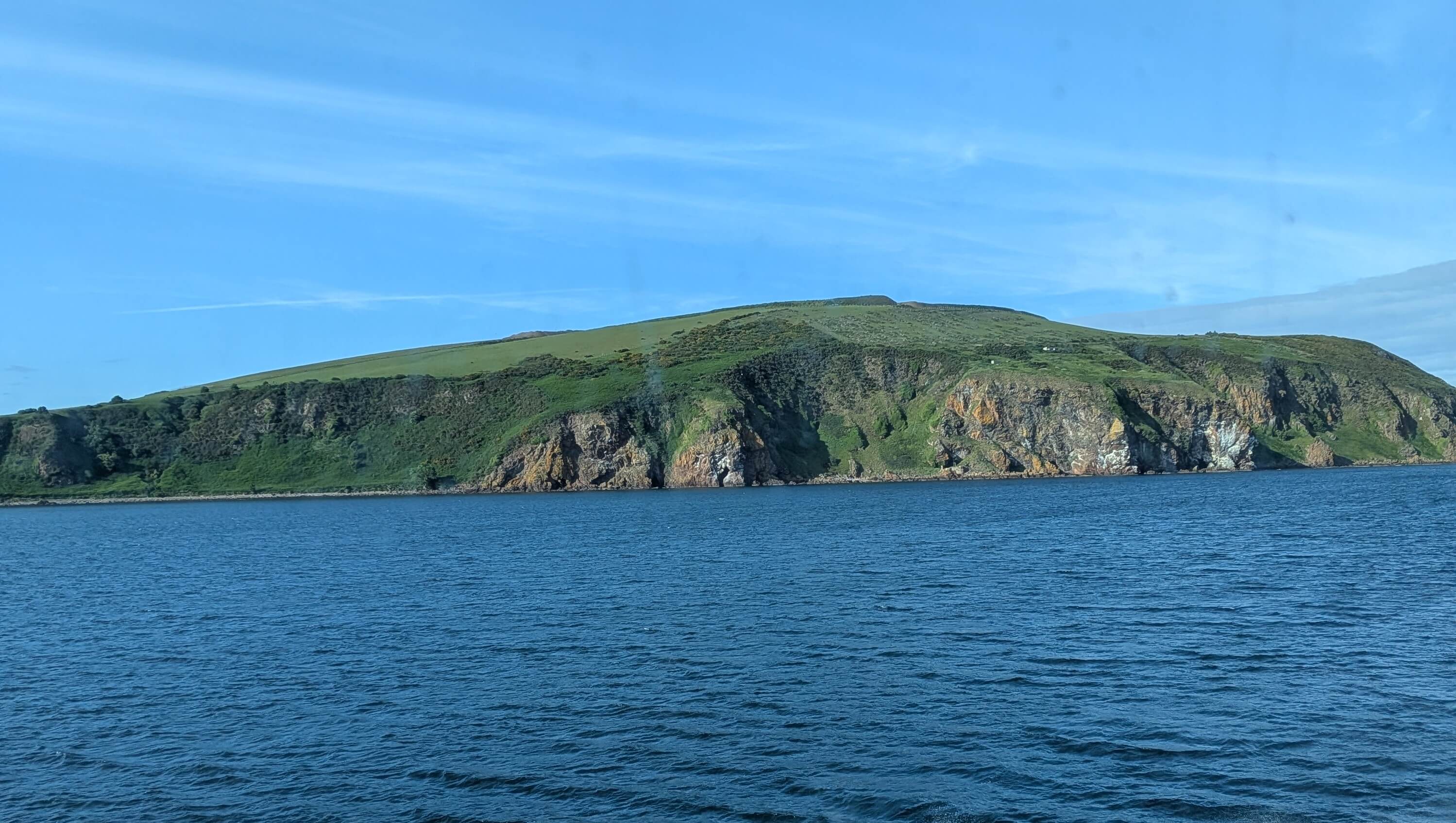 Approaching Invergordon, Scotland by sea