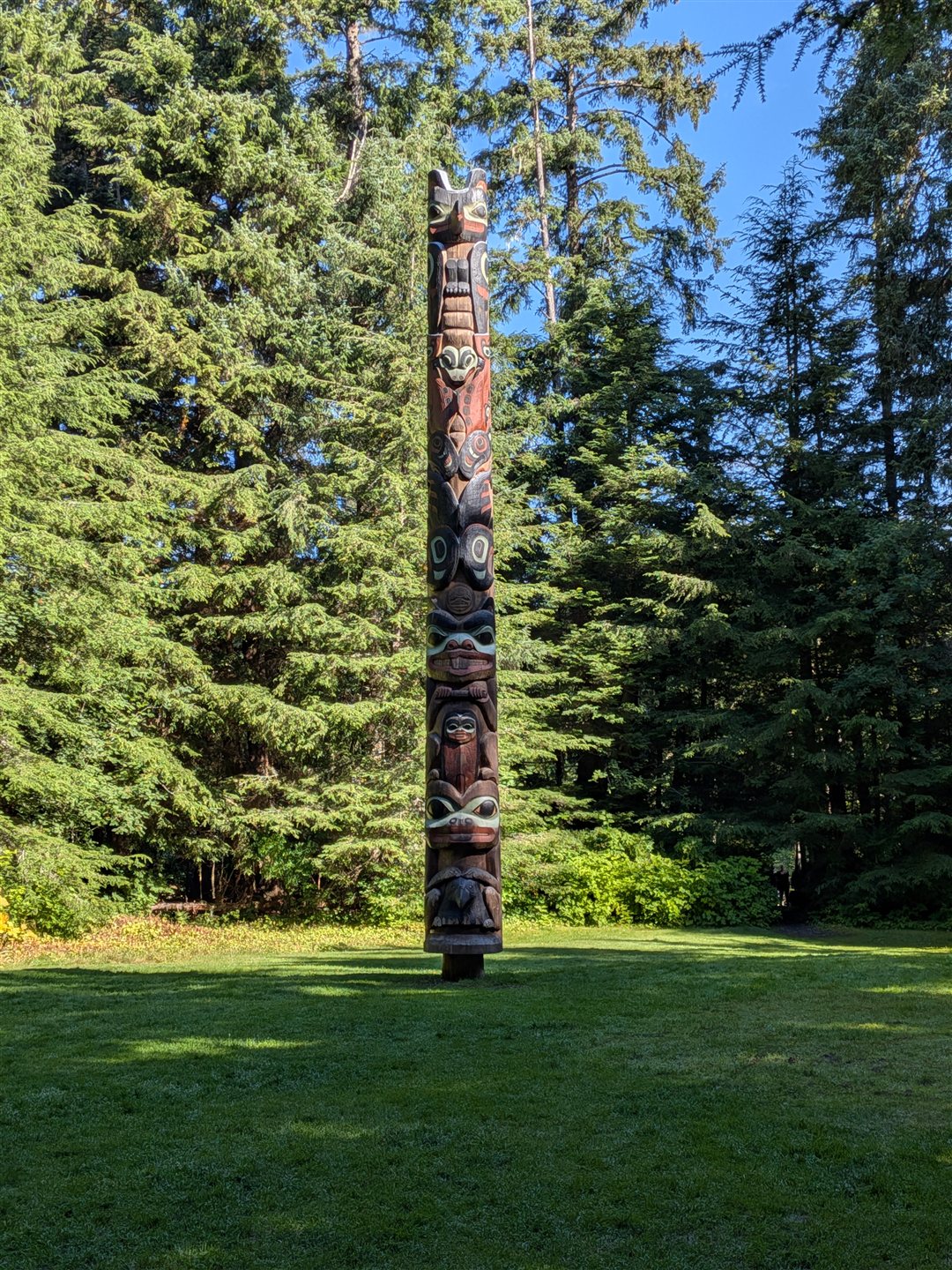 Totem in Sitka National Historical Park